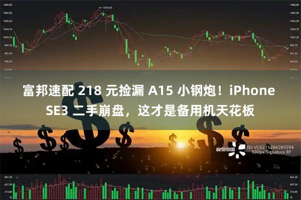 富邦速配 218 元捡漏 A15 小钢炮！iPhone SE3 二手崩盘，这才是备用机天花板